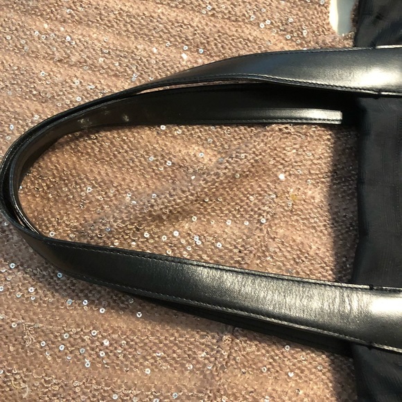 Sold// Monogram  Black Channel Totes - Picture 8 of 8